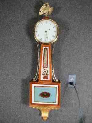FANTASTIC CLOCK signed ELMER STENNES BANJO CLOCK, EXPERIMENTAL #1, M.C.I.P 14