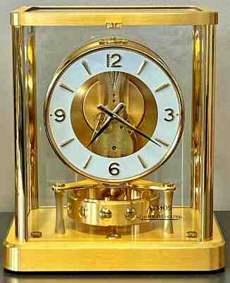 JAEGER LECOULTRE ATMOS CAL. 540 MANTLE SHELF CLOCK ~ RUNNING ~ EX+-NRMT ~ NO RES