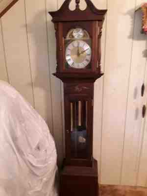 Emperor Clock Company Grandfather Clock . Used condition . 