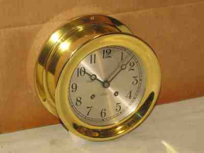 CHELSEA VINTAGE SHIPS BELL CLOCK 6 DIAL 1951 RESTORED