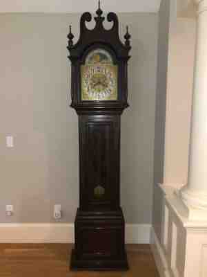Antique OSCAR ONKEN American-Made Long Case Grandfather Clock