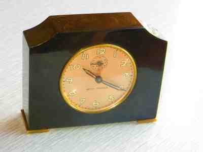 1931 Seth Thomas Catalin Alarm Clock Green excellent condition!