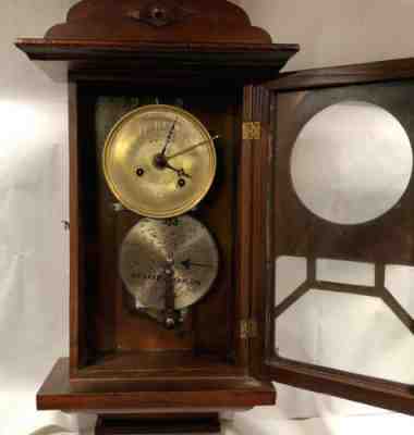 Rare Antique German Musical Polyphone Clock With Thorens Music Box