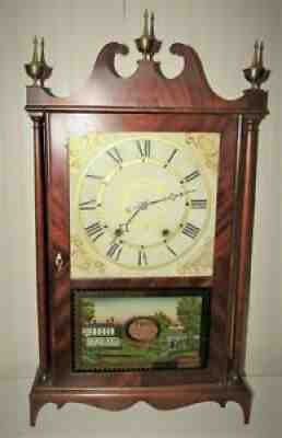 SETH THOMAS PILLAR & SCROLL CLOCK Ca. 1824
