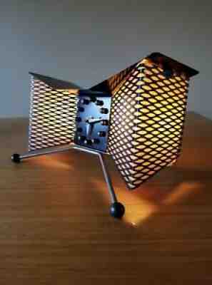 VERY RARE ICONIC SNIDER MID CENTURY MODERN ATOM TV LAMP/CLOCK