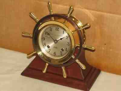 CHELSEA VINTAGE SHIPS BELL CLOCK~3 3/4" PILOT MODEL 1956 RESTORED