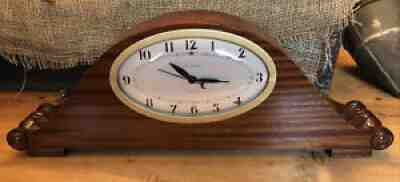 VINTAGE GE GENERAL ELECTRIC MODEL 368 WESTMINSTER CHIME ELECTRIC MANTEL CLOCK