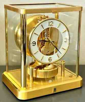 JAEGER LECOULTRE ATMOS CAL. 540 MANTLE SHELF CLOCK ~ RUNNING ~ NRMT+ ~ NO RES