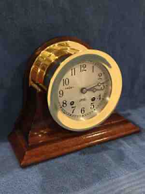 **FULLY RESTORED** 1974 Chelsea Ships Bell Clock 4 1/2" Dial Serial #777176