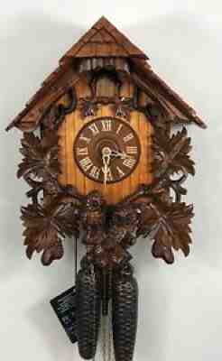 Genuine Black Forest German 8 Day mechanical Owl Cuckoo Â Clock Romba 3460 NewÂ 