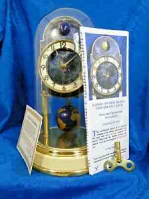 KAISER UNIVERSE BLUE 400 DAY GERMAN ANNIVERSARY CLOCK RESTORED.NICE GIFT