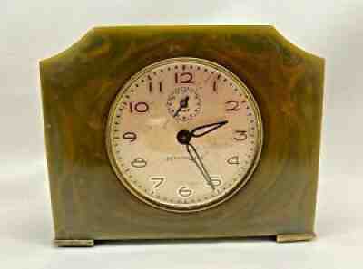 1931 Seth Thomas Catalin Green Bakelite Alarm Clock Green excellent condition!