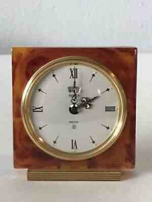 VINTAGE JAEGER LECOULTRE RECITAL 8 BAKELITE SWISS MODERN ALARM CLOCK SWITZERLAND
