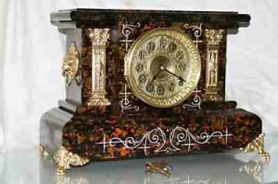 SETH THOMAS Mantel Antique Clock c/1892 H- August- Totally Restored