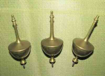 SETH THOMAS PILLAR & SCROLL "ORIGINAL EARLY" FINIALSÂ  Ca. 1818 - 1830