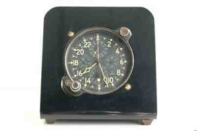 Hamilton Elgin AN-5741-1 E 37500 Genuine Military Aircraft Clock-Excellent Cond