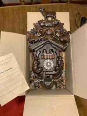 Black Forest Cuckoo Clock By Albert Schwab Manufactory, New In Box, c. 1970s