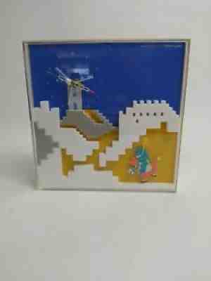 RARE WORKING JECO JAPAN ACTION CLOCK DON QUIXOTE MID CENTURY VINTAGE MOTION