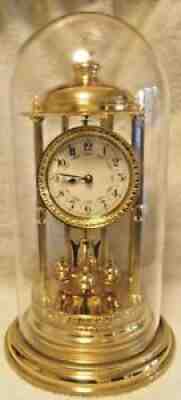 JAHRESUHREN FABRIK 400 DAY ANNIVERSARY BANDSTAND TORSION CLOCK