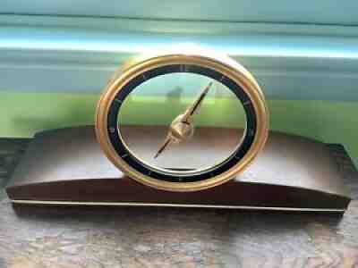 Vintage Jefferson Electric Co. Golden View Electric Clock, Cat. 580-151-001, USA