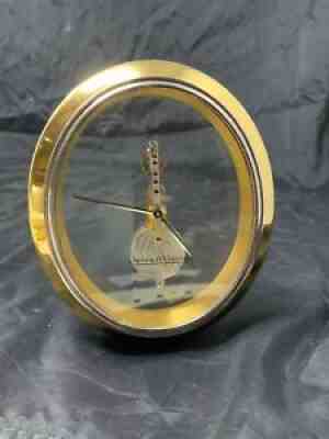 Jaeger LeCoultre 16J 16 Jewel Skeleton Clock Runs