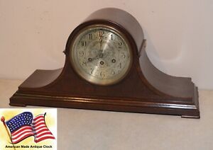 SUMMER SPECIAL RESTORED HERSCHEDE MODEL 20 ANTIQUE WESTMINSTER CHIME CLOCK-1920