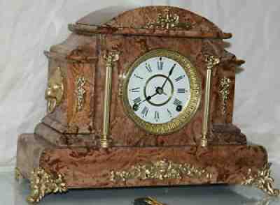 ANTIQUE SETH THOMAS SHELF MANTLE CLOCK Totally Restored  c/1893