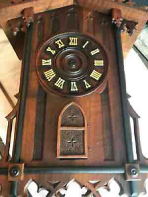 EMILIAN WEHRLE BLACK FOREST GOTHIC TRUMPETER CASE, EXCELLENT not cuckoo clock