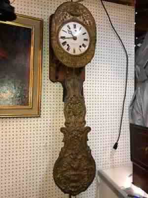Antique Morbier/ Comtoise French Wall Clock