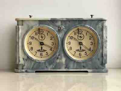 1963 Vintage Bakelite Chess Timer Clock Jantar OChZ USSR Soviet Very Rare Color