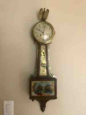 Rare Tiffany & Co. Battle of Lake Erie Chelsea Ship's Bell Banjo Clock