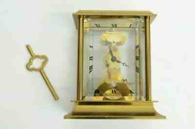 Auth Matthew Norman Vintage Collectible Brass Standing Clock Key Winding 1763