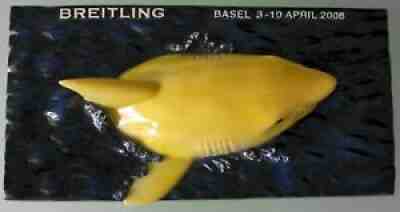 Breitling Basel Apr. 2008 3D Watch display advertising Shark collection