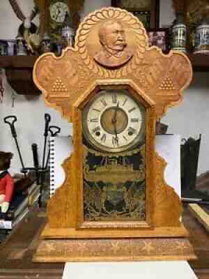 Ingraham Dewey gingerbread clock