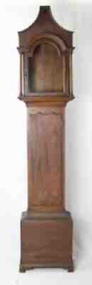 Thomas Wagstaffe walnut pagoda top grandfather clock case @ 1770 Original Rare