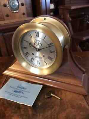 RARE CHELSEA LIMITED EDITION BICENTENNIAL 1776/1976 SHIPS CLOCK #744/900