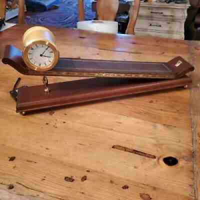 RARE Franklin Mint The Inclined Plane Clock Musee International D'Horlogerie
