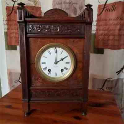 Rare Seth Thomas "Bee" Cabinet Table Mantel Clock