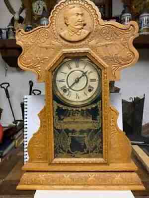 Ingraham Dewey gingerbread clock