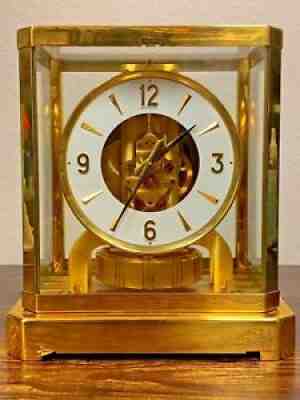 1970â??s Atmos LeCoultre Serial # 484261 Perpetual Brass Clock! Nice! 26