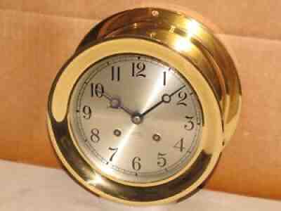 CHELSEA VINTAGE SHIPS BELL CLOCK 6 DIAL 1966 RESTORED