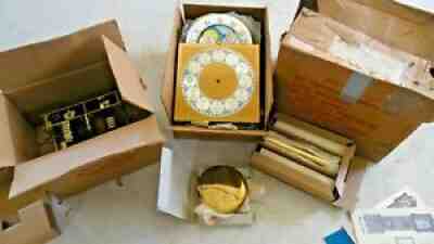 Vtg Emperor Model 300 or 300M Grandfather Clock KIT Movement Face AS-IS UNTESTED