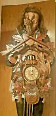xxl cuckoo clock black forest musical carillon and 2 melodie 8 day