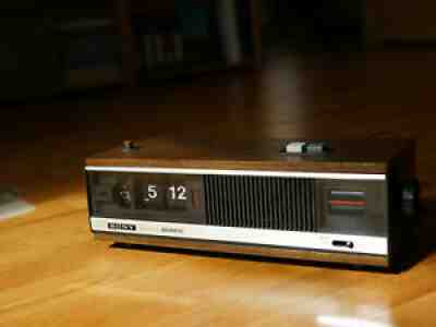 Sony Flip Clock Vintage Radio Alarm Eames Bose Sound