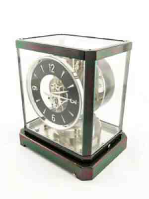 Amazing LeCoultre Atmos III Clock, Caliber 519 early 1950Â´s black case
