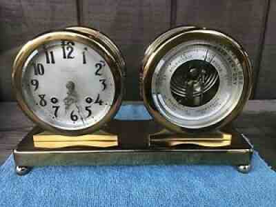 Chelsea Clock and Barometer Desk Set. 1914