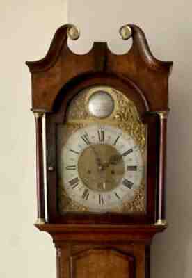 Antique Grandfather Clock By Nicholas Goddard Of Newark8 Day Good Working Order.