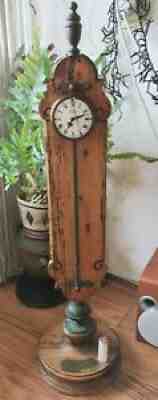 Warmink Gravity Clock 36 Hour 91cm High Cow Tail Front Pendulum Vintage
