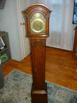Antique Miniature Slim LineTempus Fugit grandfather clock (MATCHING NUMBERS)