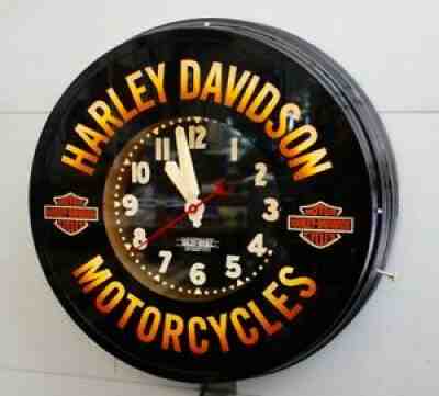 A 22" Harley Davidson Neon Clock Only One at this Time
